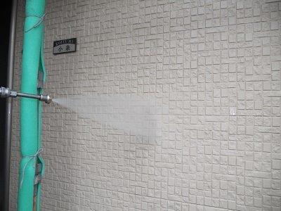 外壁サイディング高圧洗浄