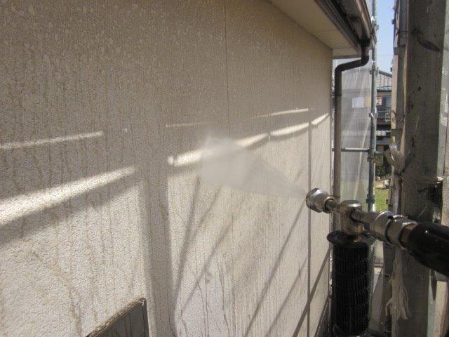 外壁塗装前高圧洗浄