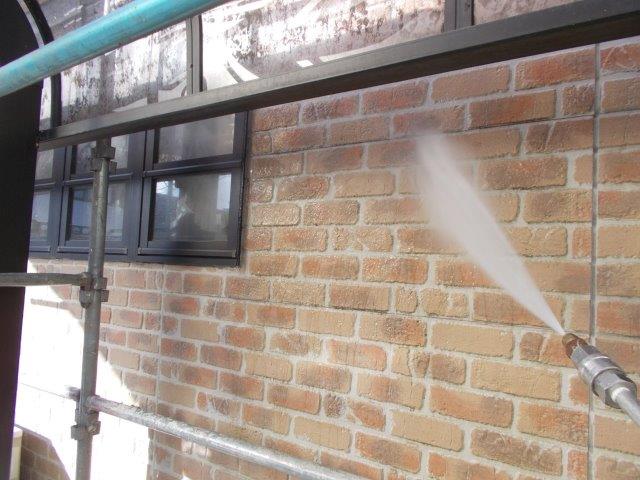 外壁サイディング高圧洗浄