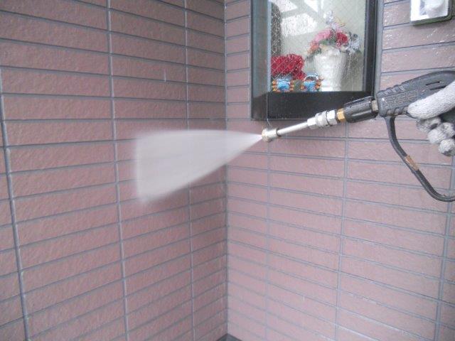 1：外壁高圧洗浄
