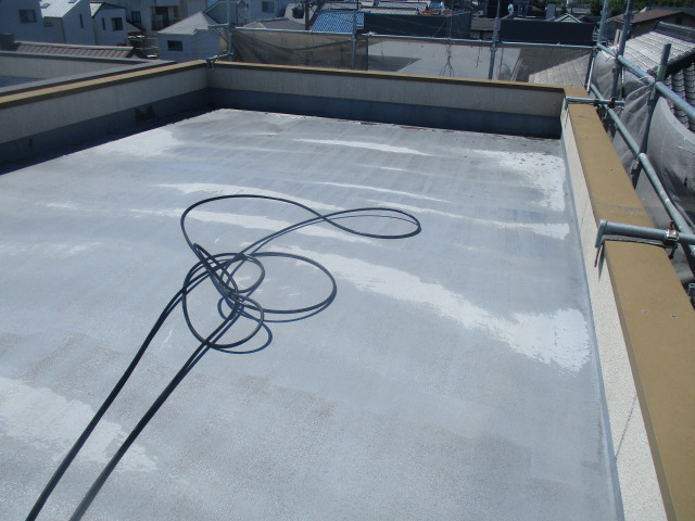 3:屋上防水高圧洗浄完了