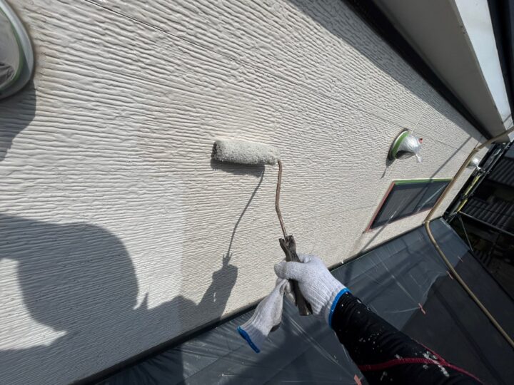 9:外壁下塗り塗装状況