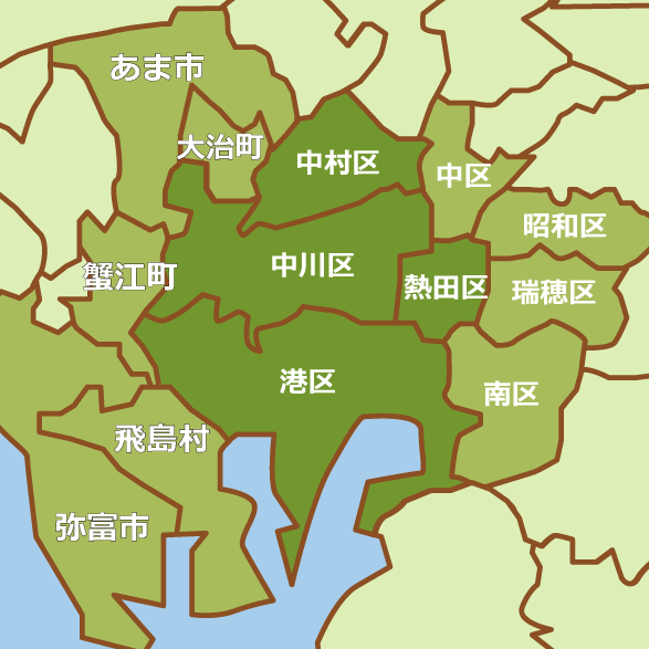 対応エリア図