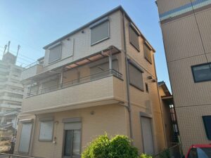 名古屋市　外壁塗装施工事例(無機塗料)　K様