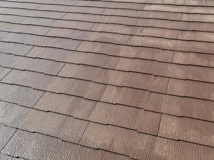 屋根下塗り塗装完了