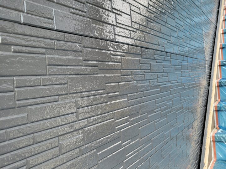 外壁上塗り塗装完了