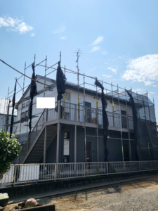 名古屋市 外壁塗装 屋根塗装施工事例 H様アパート