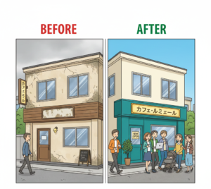 名古屋外壁塗装店舗塗装