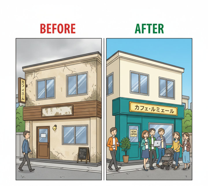 名古屋外壁塗装店舗塗装