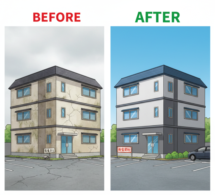 名古屋外壁塗装アパートマンション塗装