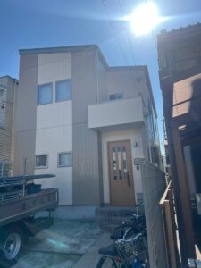 名古屋市外壁塗装施工事例　K様