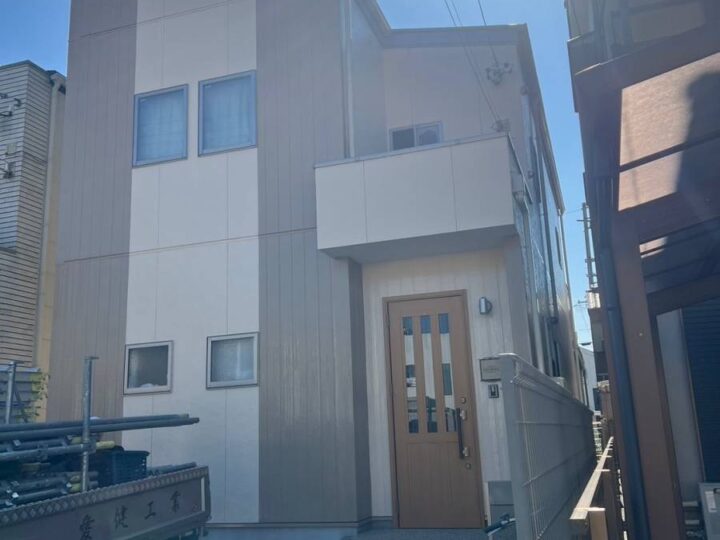 名古屋市外壁塗装施工事例　K様
