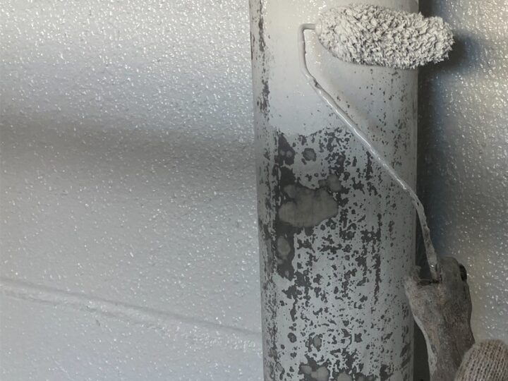 雨樋1回目塗装